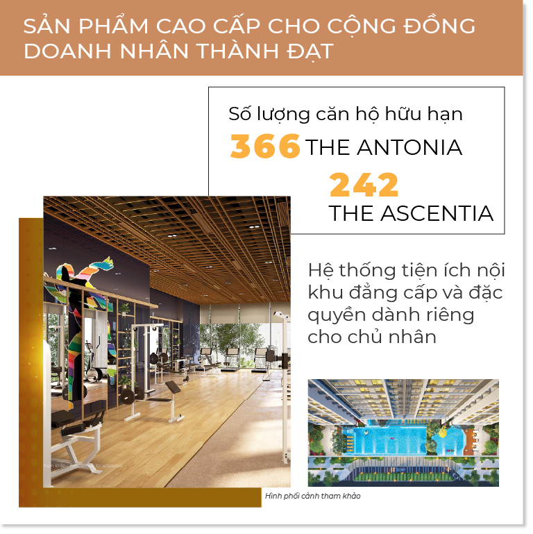 Căn hộ cao cấp The Antonia, The Ascentia