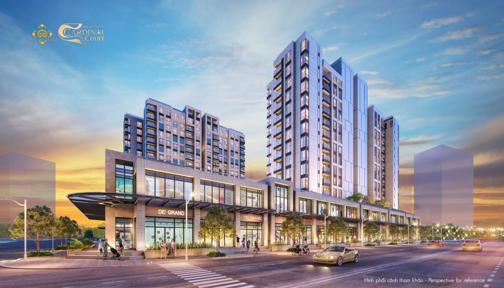 Được xây dựng trên lô đất 10.780m2 nhưng Cardinal Court chỉ có 182 căn hộ và 37 cửa hàng