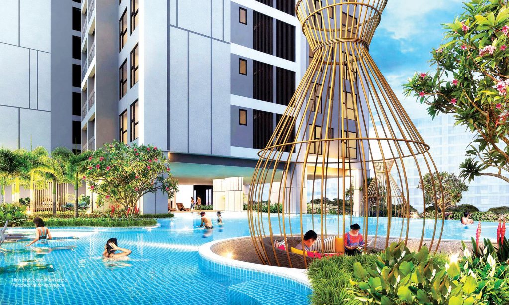 Phối cảnh hồ bơi The Antonia