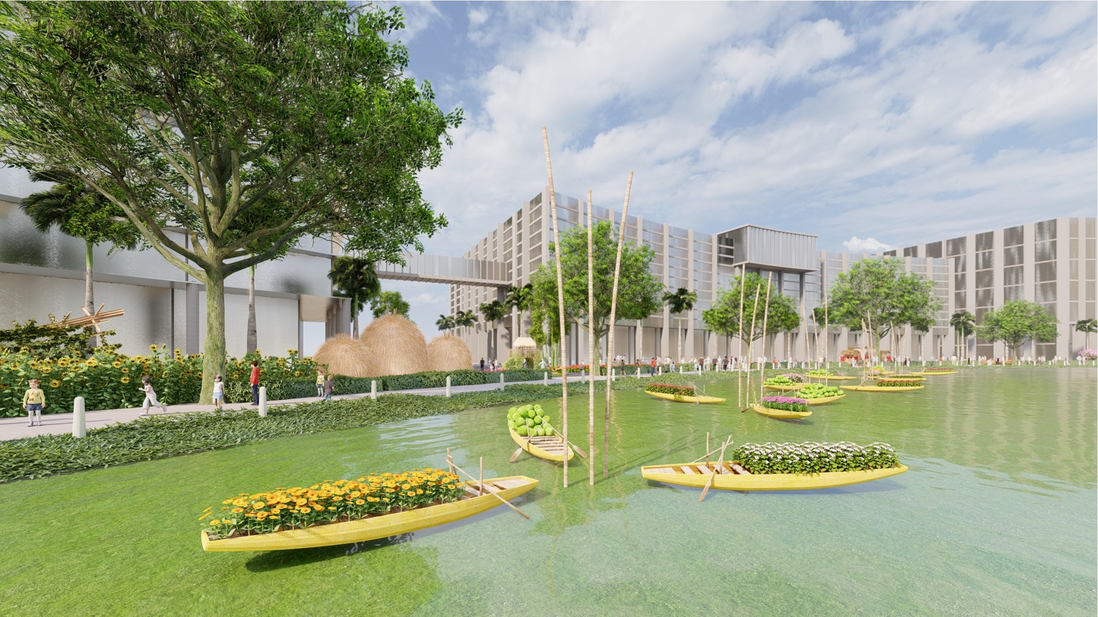 Chợ nổi miền Tây